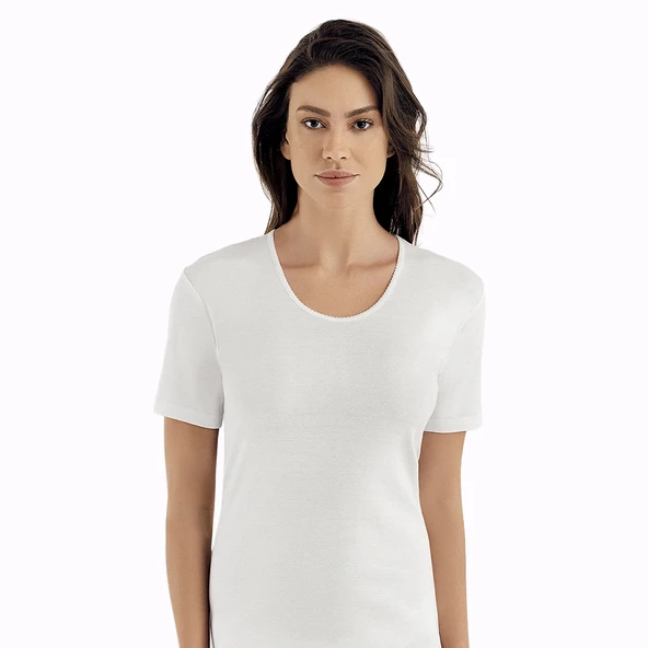 Şahinler MB010 Kadın Ribana Kısa Kol Atlet No:56 (XL) ürün görseli 1