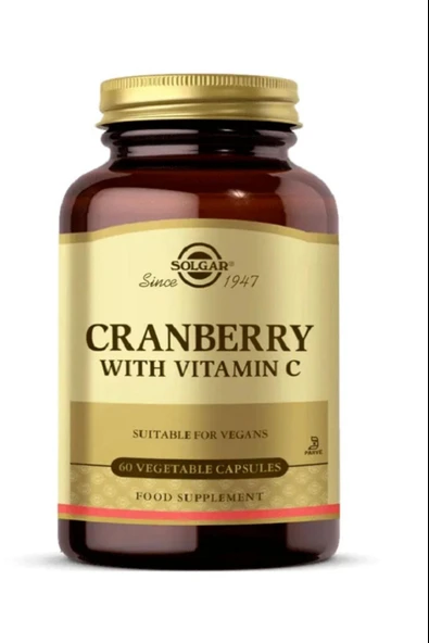 Solgar Cranberry Extract with Vitamin C 60 Kapsül - Resim 4