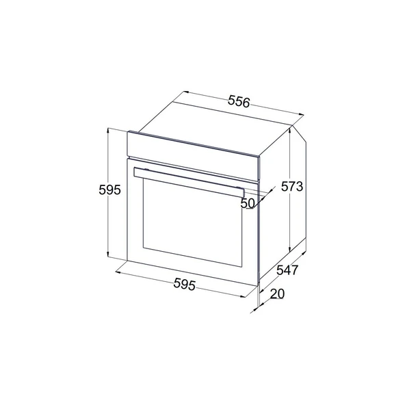 Silverline Beyaz Cam Ankastre Set BO65P4W01-CS5700E6W01-3481 Flam Beyaz (Buhar ve Airfryer Özellikli Fırın) - Resim 7