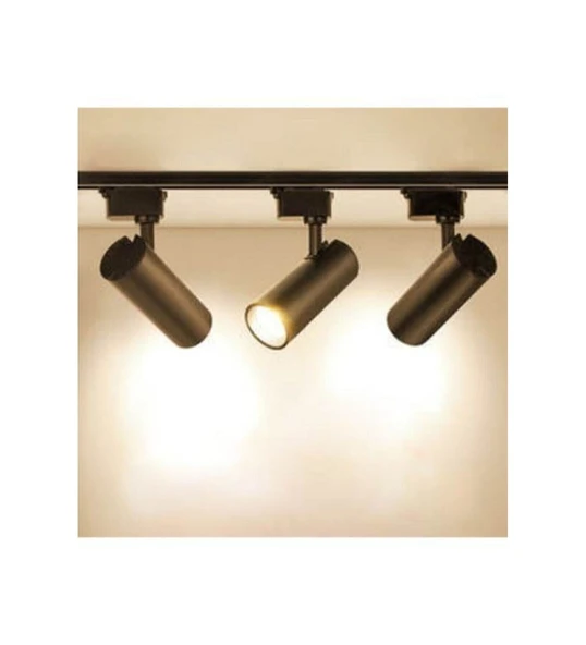 Alüminyum Gövde 30 Watt 3000 Kelvin Gün Işığı Ledli Çok Kaliteli Ray Spot , Led Armatür (Ray Hariç) - Resim 5