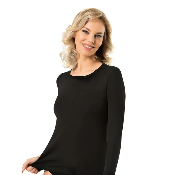 Namaldı 271 Kadın Uzun Kol Termal Atlet - Resim 2