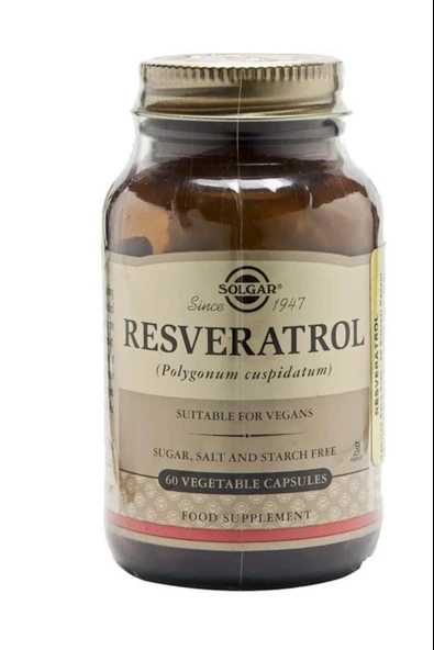 Solgar Resveratrol 60 Kapsül ürün görseli