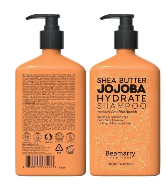Beamarry Shea Butter Hydrate Shampoo 380 ml ürün görseli 1