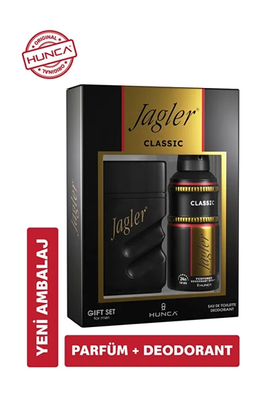 Jagler Classic Erkek Parfüm Seti ( Edt Parfüm 90 ml + Deodorant 150 ml ) ürün görseli