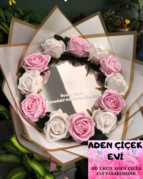 BUNLAR SENİN AYNADAKİ BENİM ÇİÇEĞİM SEVDİKLERİNİZE ÖZEL GÜN HEDİYESİ - Resim 3