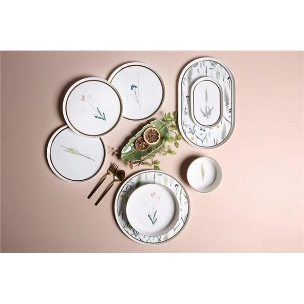 Porland Botanical 27 Parça 6 Kişilik Yemek Takımı ürün görseli