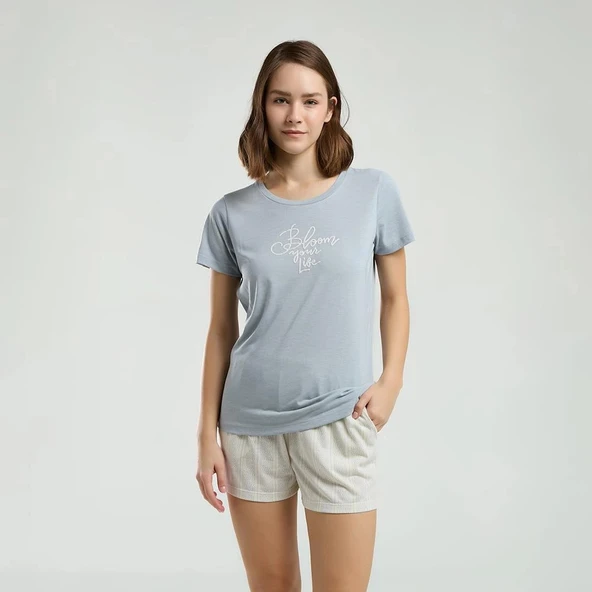 Arnetta 3220S Kadın Şort Yazlık Pijama Takım ürün görseli 1