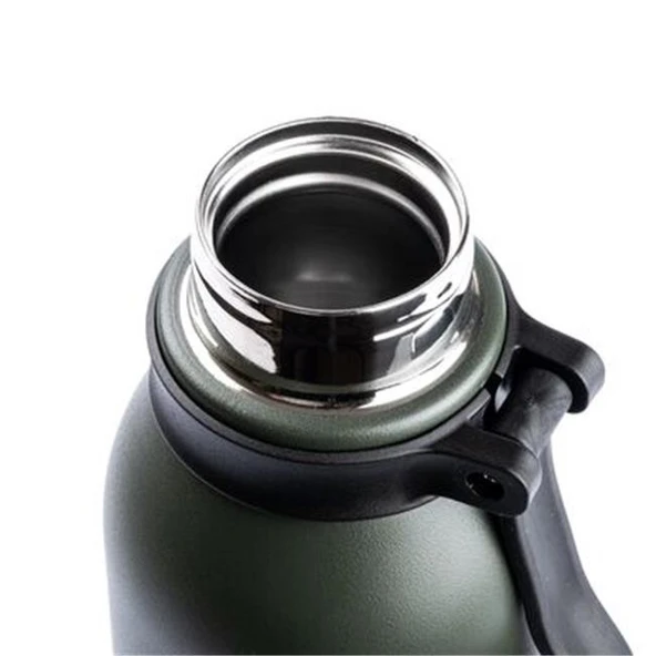 Tantitoni 024-01-Koyu Yeşil Paslanmaz Çelik Termos 500ml - Resim 2