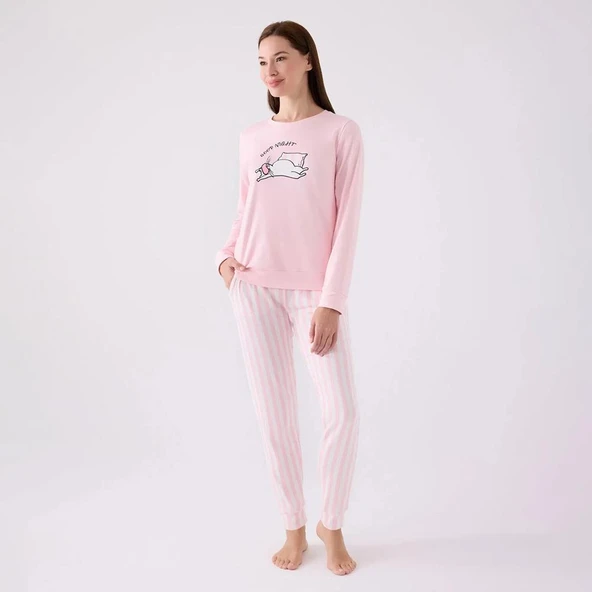 Arnetta AR3060S Kadın Yetişkin Kışlık Pijama Takımı ürün görseli 1