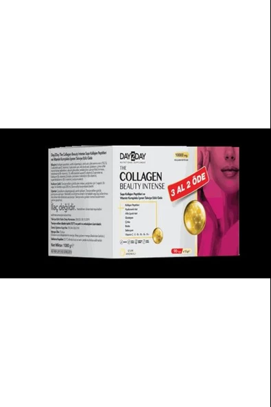 Day2Day The Collegen Beauty Çilek Aromalı 10000 Mg 30 Saşe - 3 Al 2 Öde ürün görseli