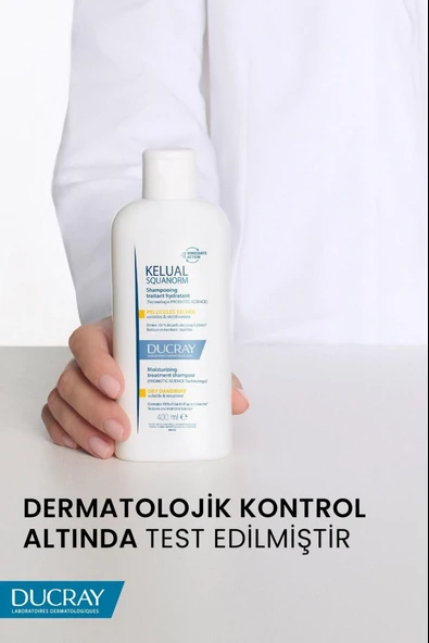 Ducray Kelual Squanorm Kuru Saçlar İçin Kepek Karşıtı Şampuan 400 ml - Resim 3