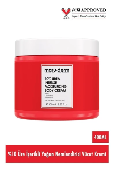 Maruderm %10 Urea Intense Moisturizing Body Cream 400 ml - Resim 2