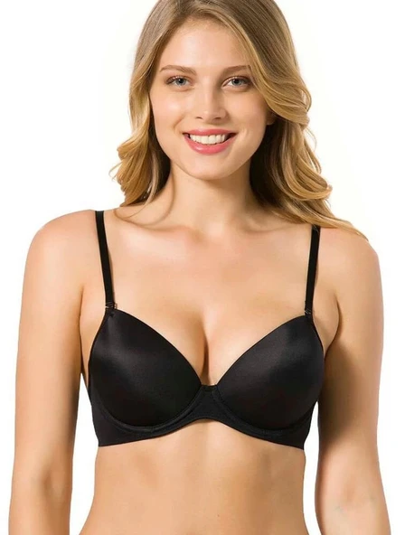 Le Jardin 7080 Desire Micro Kaplı Silikonlu Askısı Çıkabilen Destekli Sütyen - Resim 2