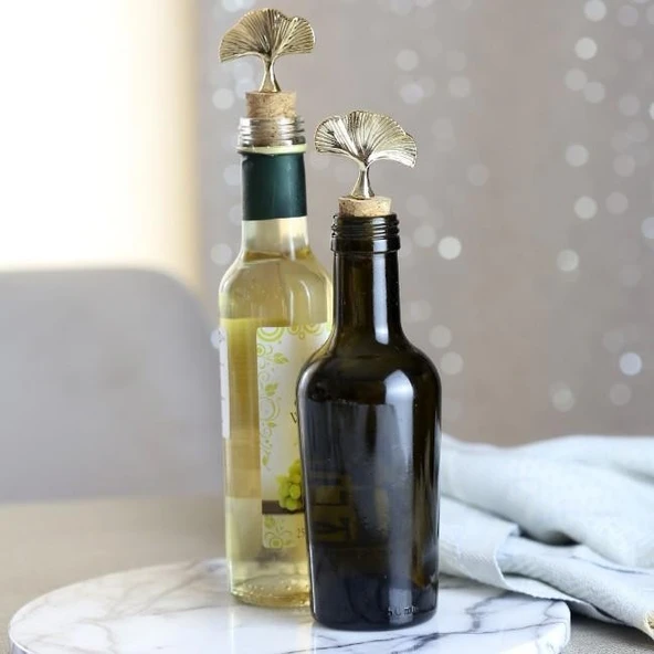 Akayev Altın Ginkgo 2'li Mantar Tıpa - Resim 4