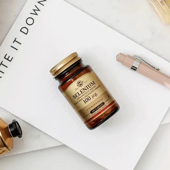 Solgar Selenium 100 mcg 100 Tablet - Resim 2