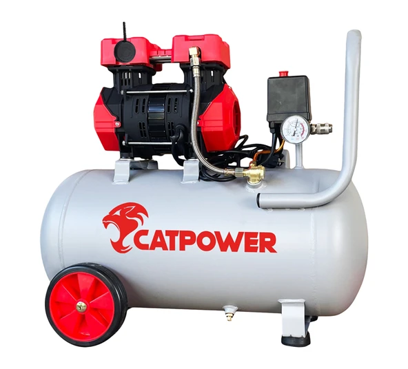 CATPOWER CAT1154 SESSİZ VE YAĞSIZ KOMPRESÖR 2HP 50LT ürün görseli 1