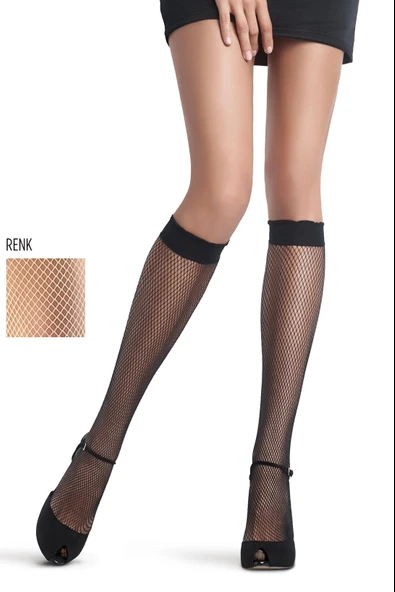 Penti Klasik File Pantolon Dizaltı Çorap ürün görseli 1