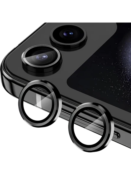 Ennar Samsung Galaxy Z Flip 6 Metal Çerçeveli Kamera Koruma Lensi ürün görseli