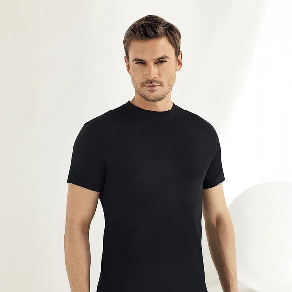 Şahinler ME004 Renkli O-Yaka Kısa Kol Büyük Beden Atlet No:60 (XXL) ürün görseli 1