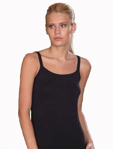 Şahinler MB411 Kadın Askısı Geniş İp Askı Atlet - Resim 2