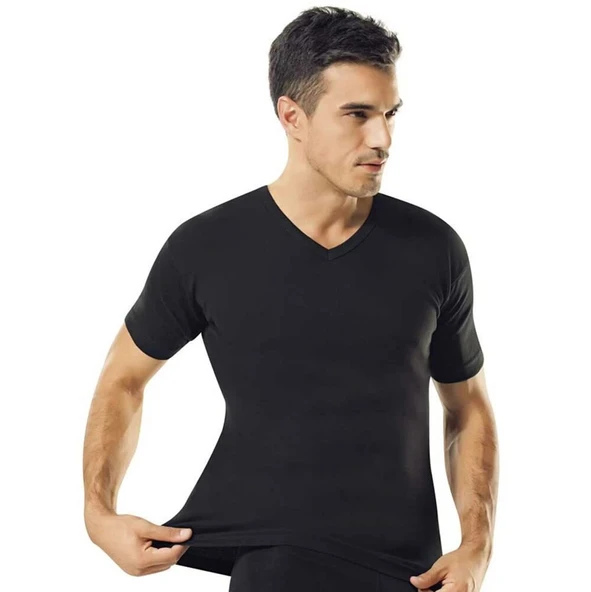 Namaldı 131S Erkek Ribana V-Yaka Kısa Kol Atlet ürün görseli 1