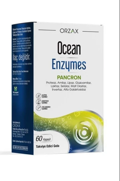 Ocean Enzymes Pacron 60 Kapsül ürün görseli