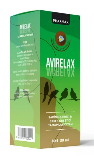Pharmax Avirelax Kuş Sakinleştirici ve Stres Önleyici 30 ML ürün görseli 1