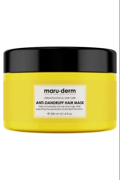 Maruderm Kepeğe Karşı Etkili Normal Yağlı Saçlar Vegan Saç Maskesi 300 ml ürün görseli
