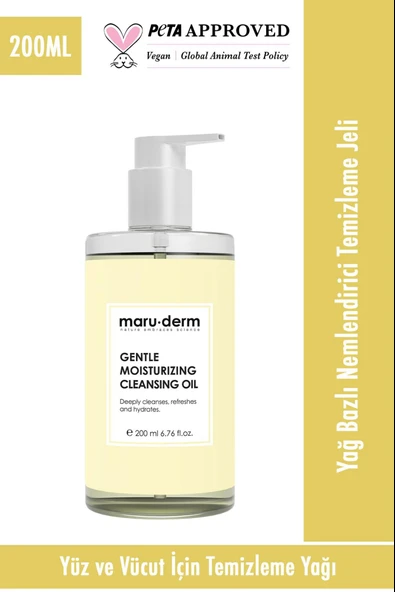 Maruderm Yağ Bazlı Temizleyici 200 ml ürün görseli
