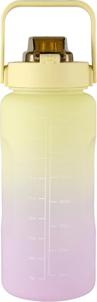 Lumin Water Bottle 2 Litre Su Matarası Bpa Free Su Şişesi Suluk - Resim 2