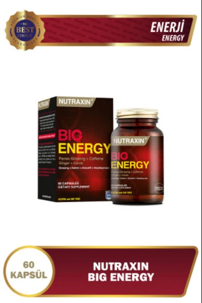 Nutraxin Big Energy 60 Kapsül - Resim 7