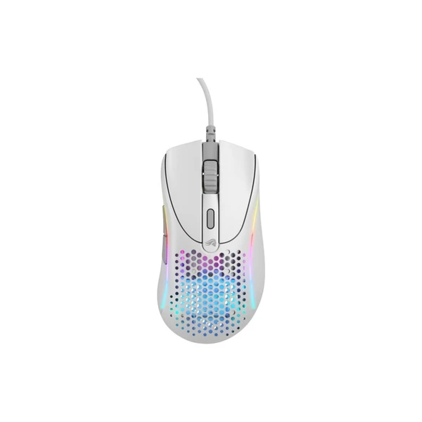 Glorious Model D 2 26000 DPI 67g Kablolu RGB Ergonomik Gaming Mouse – Mat Beyaz (GLO-MS-DV2-MW) ürün görseli 1