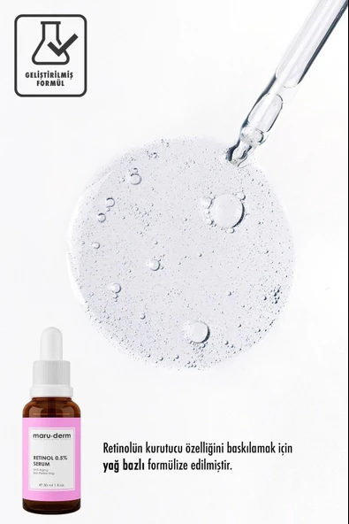 Maruderm Retinol 0.5% Cilt Yenileyici Bakım Serumu 30 Ml - Resim 4