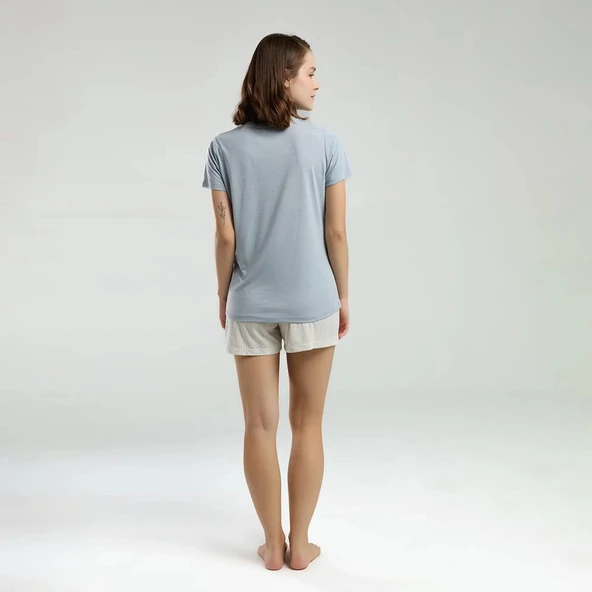 Arnetta 3220S Kadın Şort Yazlık Pijama Takım - Resim 4
