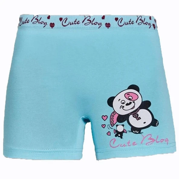 Berrak 2565 Kız Baskılı Çocuk Boxer - Resim 2