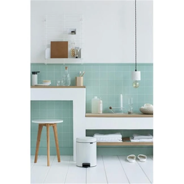 Brabantia Newicon White Pedallı Çöp Kutusu 5l - Resim 4