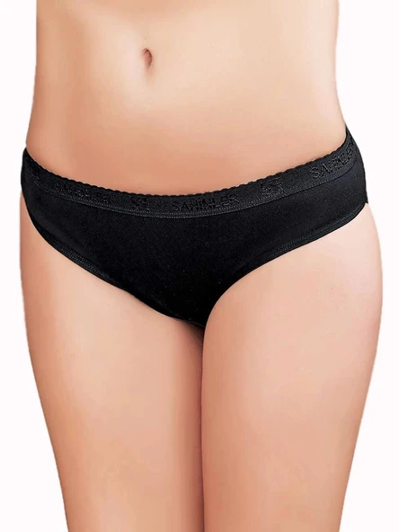 Şahinler MB037 Kadın Şahinler Yazılı Düşükbel Külot - Resim 3