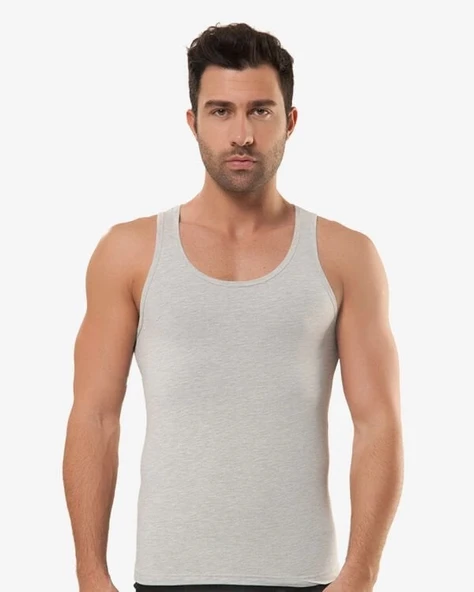 Elegant 1901 Erkek Modal Askılı Atlet - Resim 2