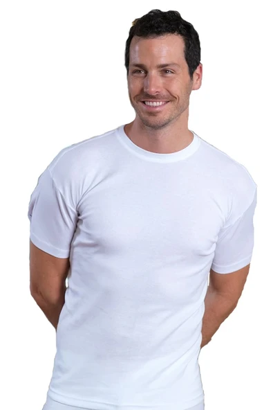 Şahinler ME022 Erkek Ribana O-Yaka Kısa Kol Atlet No:56 (XL) - Resim 3