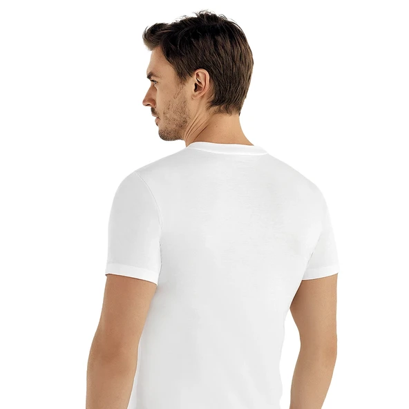 Şahinler ME003 O-Yaka Kısa Kol Büyük Beden Atlet No:64 (3XL) - Resim 3