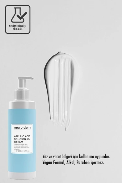 Maruderm Azelaik Asit %5 Cilt Bakım Kremi 200 Ml - Resim 2
