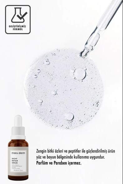 Maruderm Night Repair Gece Onarıcı Cilt Bakım Serumu 30 Ml - Resim 4