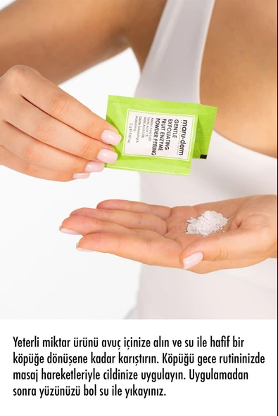 Maruderm Aha Meyve Enzim Hassas Toz Peeling 60 gr - Resim 3