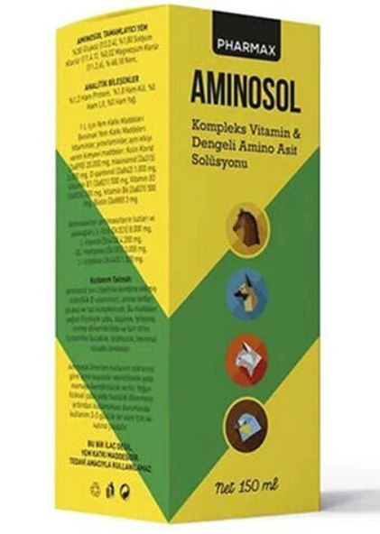 Pharmax Aminosol Vitamin ve Aminoasit Solüsyonu 150 ML ürün görseli 1