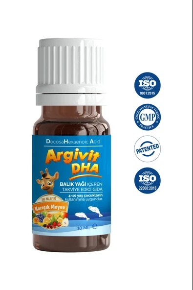 Argivit Dha Balık Yağı 10 Ml - Resim 2