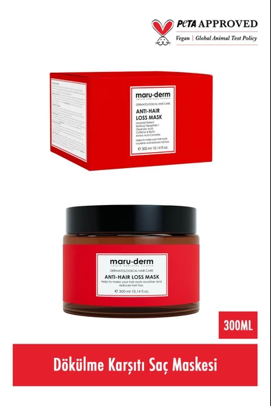 Maruderm Dökülme Karşıtı Saç Maskesi 300 ml - Resim 2