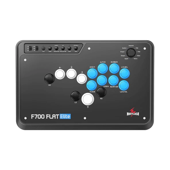 Mayflash F700 FLAT Elite Kablosuz Arcade Stick Kolsuz Tüm Düğmeli Kontrol Cihazı ürün görseli