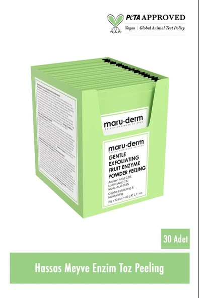 Maruderm Aha Meyve Enzim Hassas Toz Peeling 60 gr - Resim 2