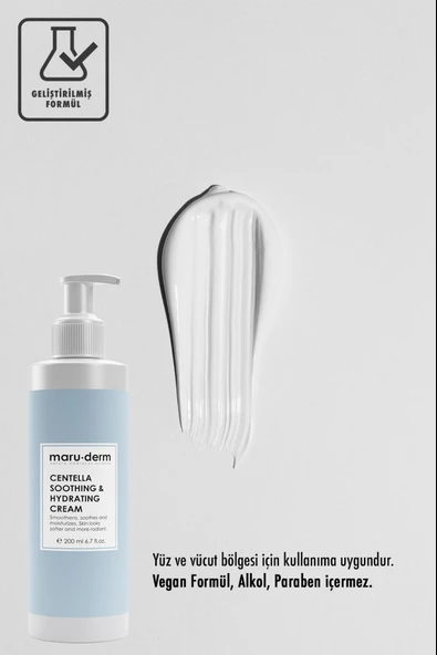 Maruderm Cica Centella Cilt Bakım Kremi 200 Ml ürün görseli