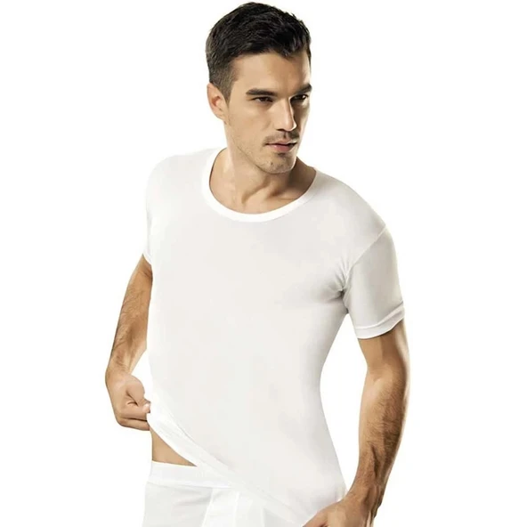 Namaldı 113 Ribana Açık Yaka Kısa Kol Erkek Atlet ürün görseli 1